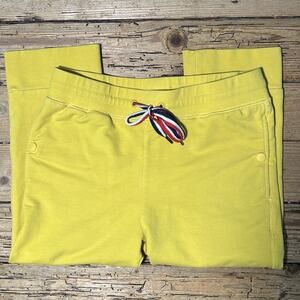 MONCLER GAMME BLEU Yellow Capris Sweatpants Women’s Size S